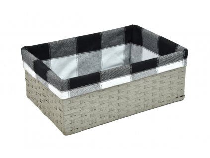 Úložný box šedý (Rozměry (cm) 30x20, v. 12)