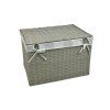 Úložný box s víkem šedý (Rozměry (cm) 32x21, v. 24)