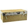 Úložný box s víkem s látkou PARIS (rozměry (cm) 30x21, v. 11)