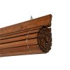 Dřevěná roleta na terasu - barva třešeň (Šířka x délka 100x150)