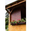 Holzrollo für Pergola - Kirschbaum