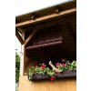 Holzrollo für Pergola - Kirschbaum