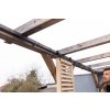 Holzparavent für die Terrasse