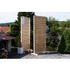 Holzparavent für die Terrasse