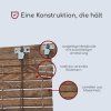 Holzrollo für Pergola - grau