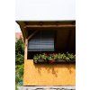 Holzrollo für Pergola - grau