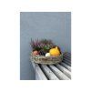 Rattan Tablett rund - grau, Durchmesser 47 cm