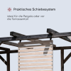 Verschiebbarer Paravent 100x198cm, mit 4m Schiene