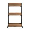 Holzständer für Blumenkästen – 3-stöckig, braun