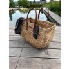 Strandtasche aus Wasserhyazinthe, rund