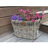 Rattan-Blumenkasten, oval