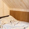 Braune Bettmatte aus Bambus